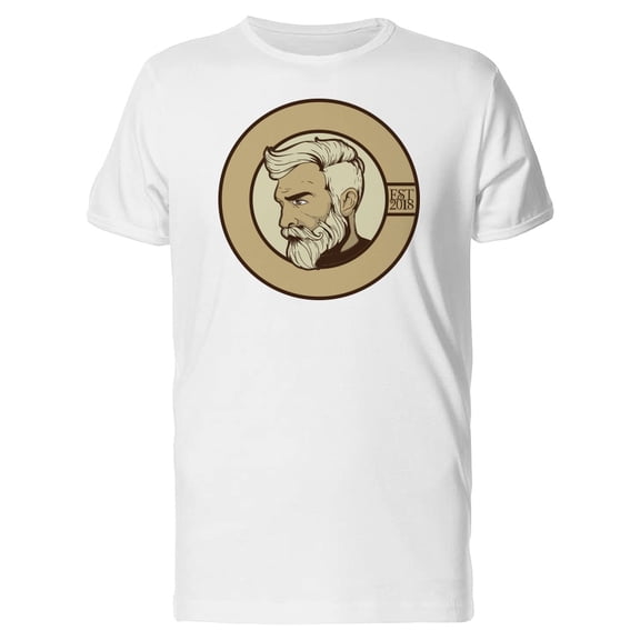 Fashion Bearded Man Logo 2018 Tee Men's -Image by Shutterstock
