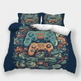 thumbnail image 1 of Fashion Bedding Set Game Handle Printed Bedspreads Teen Adult Highend Bedroom Decor Bed Gift,Twin (68"x86"), 1 of 5