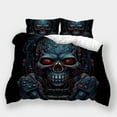 thumbnail image 1 of Fashion Bedding Set Skull Gamepad Printed Duvet Cover Pillowcase Boy Man Home Bedspreads,California King (98"x104"), 1 of 5