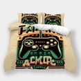 thumbnail image 1 of Fashion Bedding Suit Gamepad Printed Quilt Cover Pillowcase Boy Man Cool Bedroom Decor,California King (98"x104"), 1 of 5