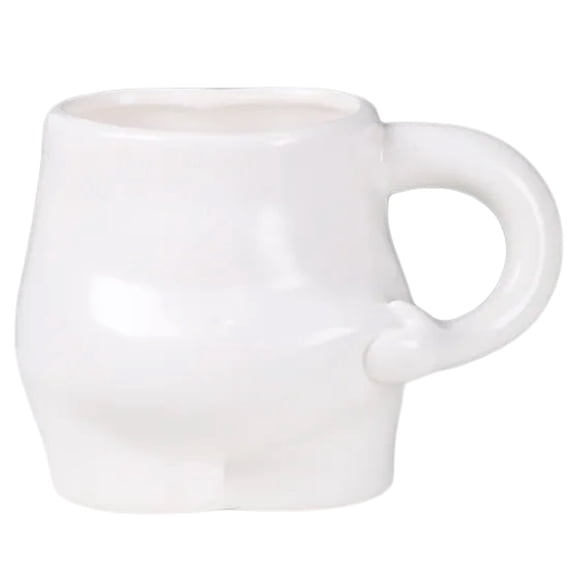 Fashion Belly Shaped Coffee Mugs Comfortable Grip Cup Cute Belly Cup Unique Coffee Cups Suitable for Any Occasion