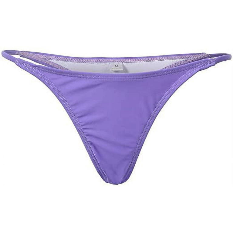 Fashion Bikini Thong Bottom Brazilian V Cheeky Thong Swimwear G-String  Panties 