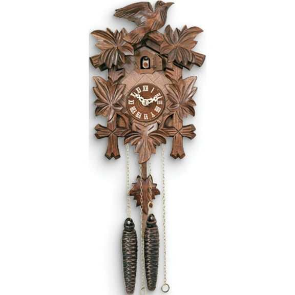 Fashion Bird With Five Leaves Cuckoo Clock (5 X 5.75) Made In Germany gp7387