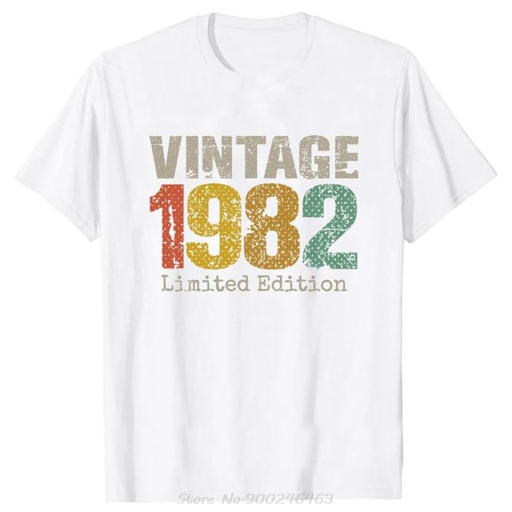 Fashion Birthday Gift for Men T-shirt Vintage Made in 1985 40th Birthday 40 Years Old Tops Summer Streetwear Short Sleeve Tees