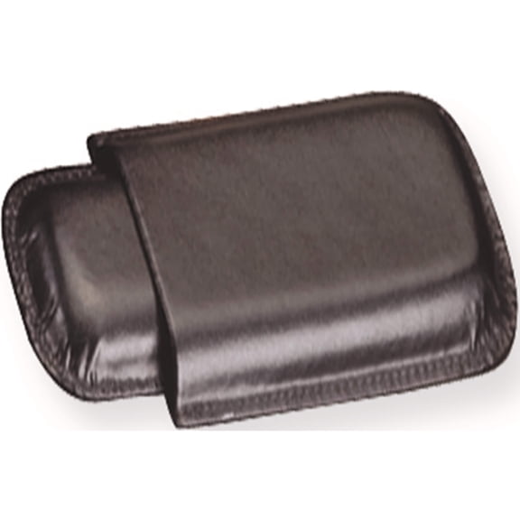 Fashion Black Leather Three Cigar Case (6.35 X 3.65) Made In China gl8475