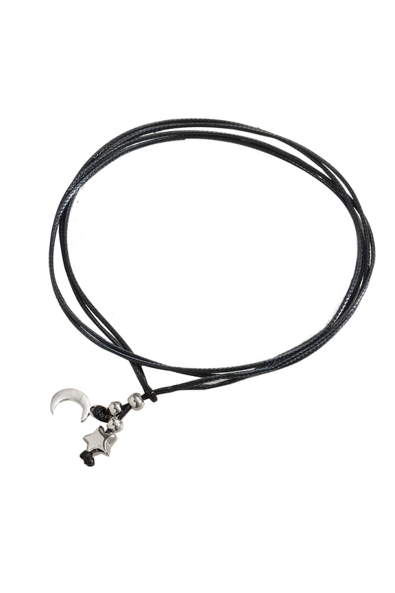 Fashion Black Multi-layer Anklet Heart Star Anklet Rope Chain Beach Foot Accessories For Women Jewelry Gift