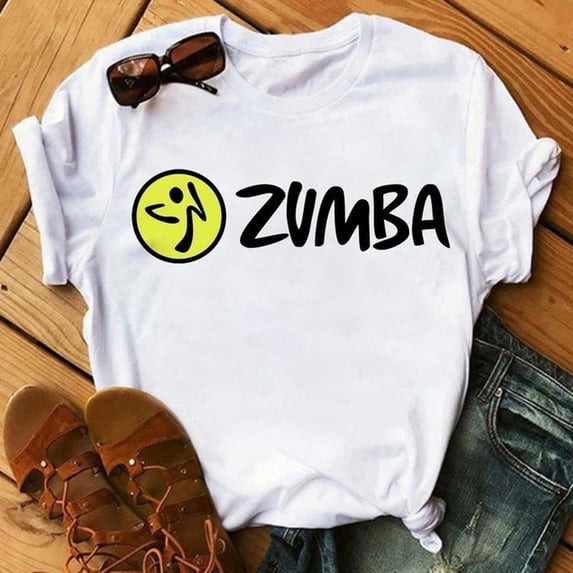 Fashion Black Women's T Shirt Clothes Fitness Dance Letters Graphic T Shirt Sports Gymnastics Short Sleeve T Shirt Tops-L1649-1-S