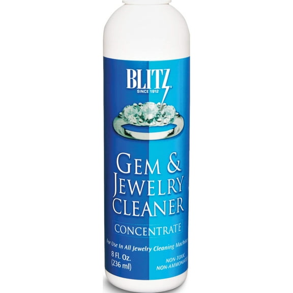 Fashion Blitz 8Oz Gem And Jewelry Cleaner Concentrate Bottle (1.75 X 1.75) Made In United States gm496