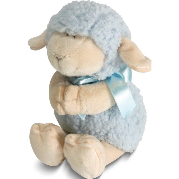 Fashion Blue Plush Praying Lamb (4.5 X 4) Made In China gm20222