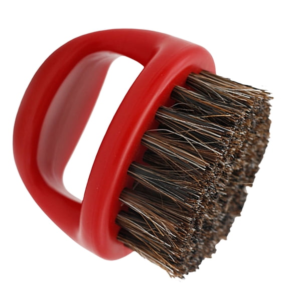 Fashion Boar Bristles Mustache Brush Comfortable Handle Beard Styling Accessory Accessory For Men's Grooming