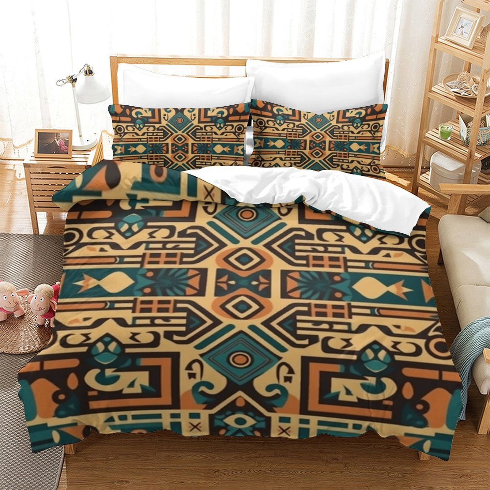 Fashion Bohemian Style Quilt Cover Set Duvet Cover Pillowcase Teenager