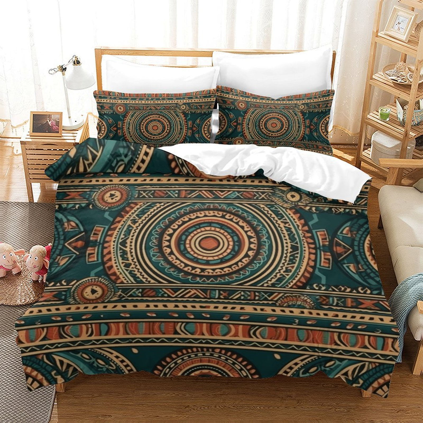 Fashion Bohemian Style Quilt Cover Set Duvet Cover Pillowcase Teenager