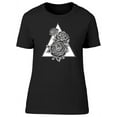 thumbnail image 1 of Fashion Boho Beautiful Roses T-Shirt Women -Image by Shutterstock, Female 3X-Large, 1 of 2
