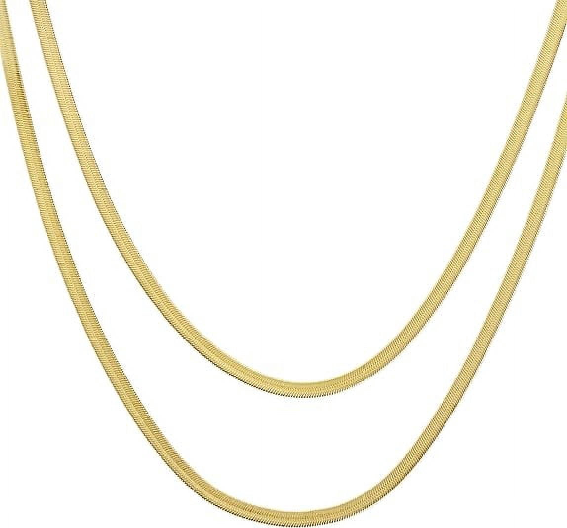Fashion Born to Shiny 14K Gold Plated 5 mm 20