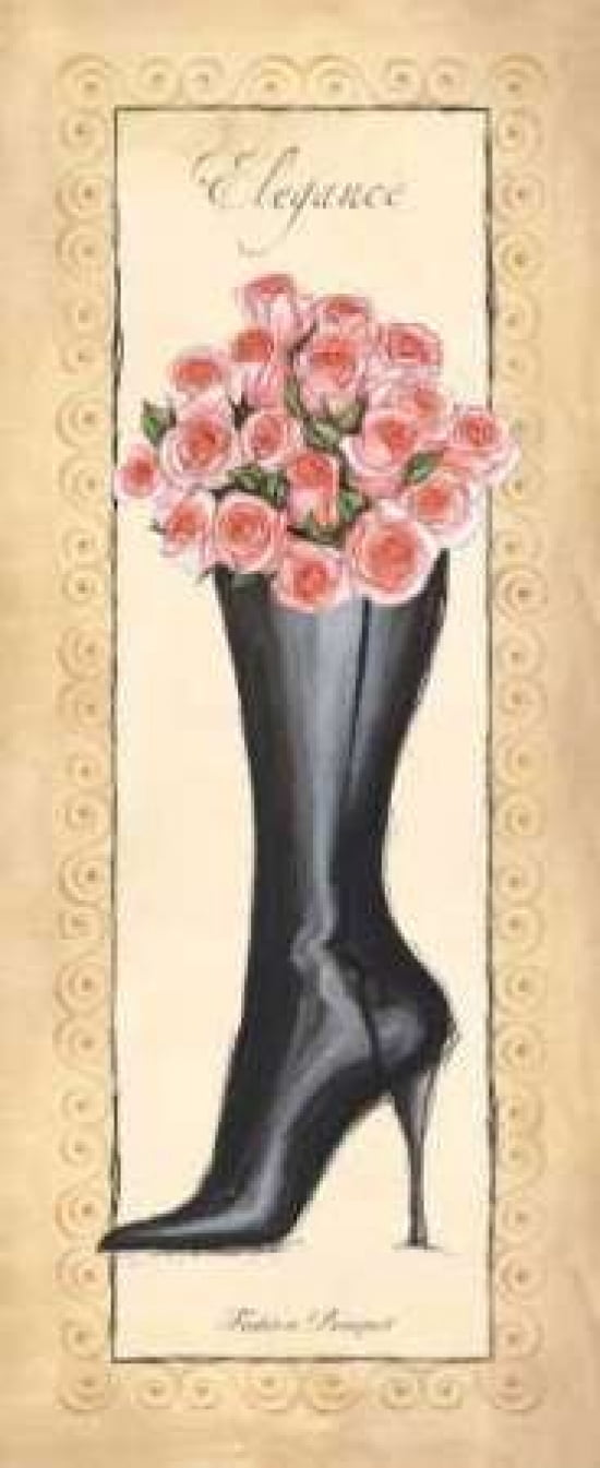 Fashion Bouquet II Canvas Art - Andrea Laliberte (10 x 20)