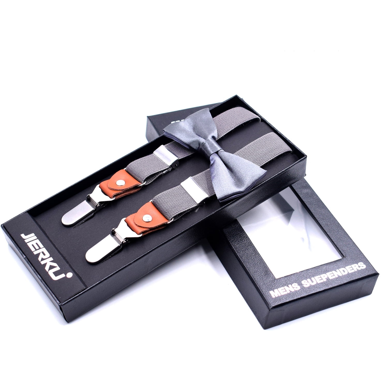 1.5 Inch Wide Men's Suspenders - Heavy Duty Elastic X-Back, Adjustable For Jeans, Dress Pants & Work