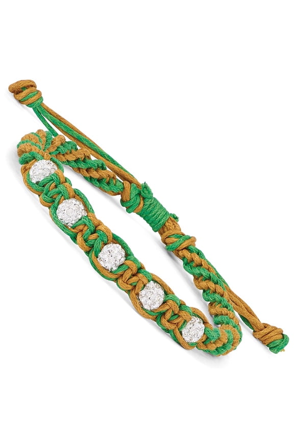 Fashion Bracelet Adjustable & Stretch Wrap Crystal mm in Swarovski Macrame