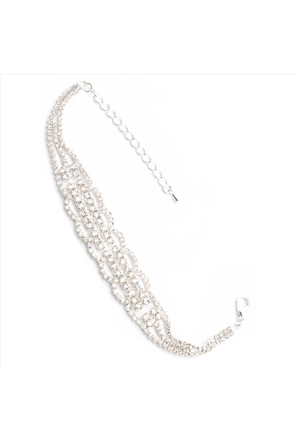 Fashion Bracelet Mesh Link Braclet Bridal Bracelet Silver Plating