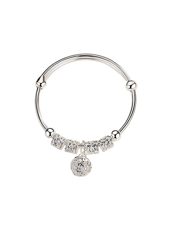 Fashion Bracelet Women's Courtly Adjustable Slide Silver Plating Elegant