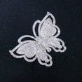 thumbnail image 1 of Fashion Brand Cubic Zircon Butterfly Shape Big Rose Gold Bangle Ring Jewelry Set, 1 of 9