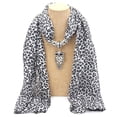 thumbnail image 1 of Fashion Brand New Women Long Chiffon Leopard Lady Scarf Necklace Pendant Jewelry, 1 of 11