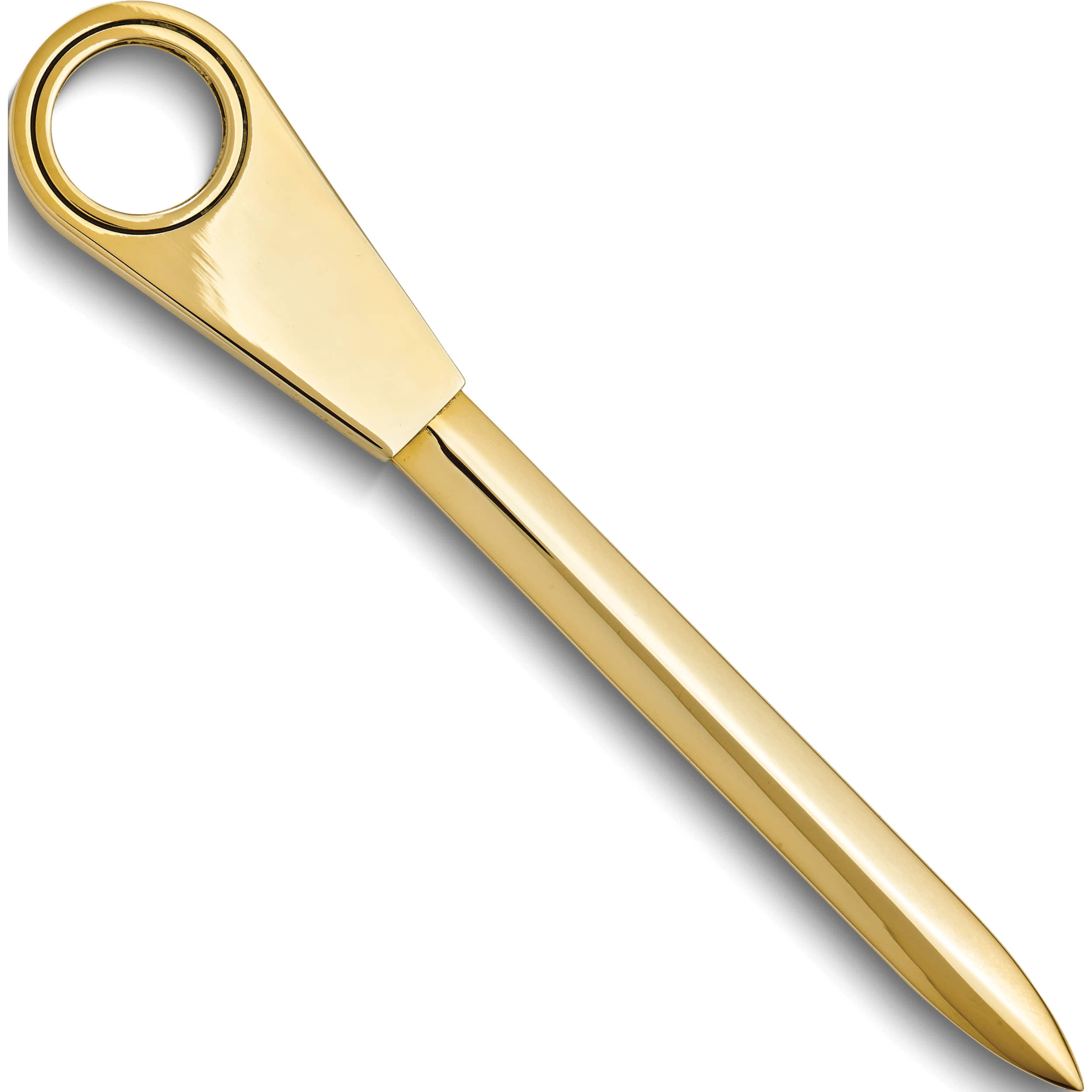 Fashion Brass-Plated Magnifying Glass And Letter Opener (7 X 2.75) Made In China gl7960