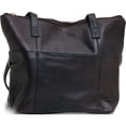 thumbnail image 1 of Fashion Brown Leather Medium Tote (12.5 X 4.5) Made In India gp6664, 1 of 5