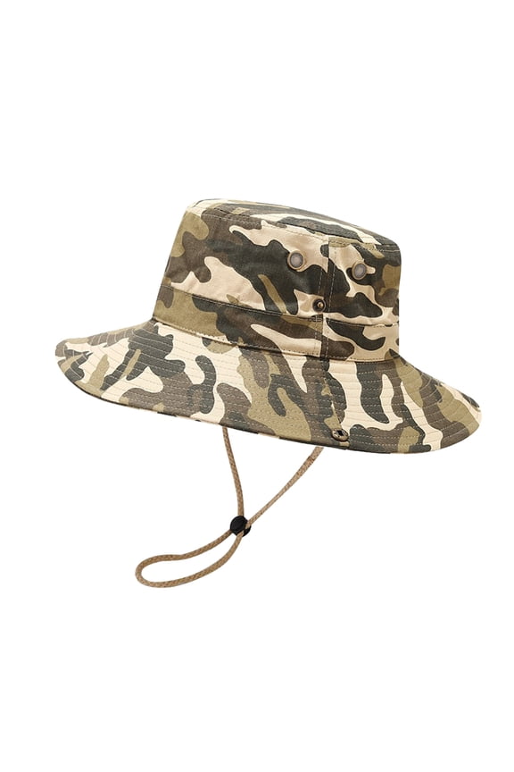 Fashion Bucket Hat for Men Women Wide Brim Boonie, Ventilated Fishing Hiking Garden Sun Shade Sun Visors Hats