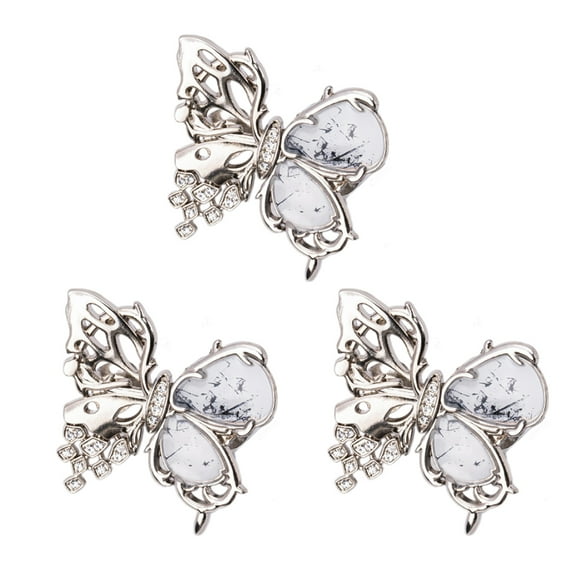 Fashion Butterfly Waist Tightener Clip Set Of 3 Waist Adjusting Pin For Loose Jeans Pants Waist Fitness Pin Decoration