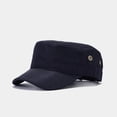 thumbnail image 1 of Fashion Cadet Hat Army Baseball Cap Military Adjustable Plain Womens Mens Hat, 1 of 9