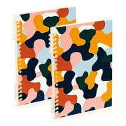 Fashion Camouflage Lined Spiral Journal Notebook 60 Pages A5 College Ruled Journals for Writing