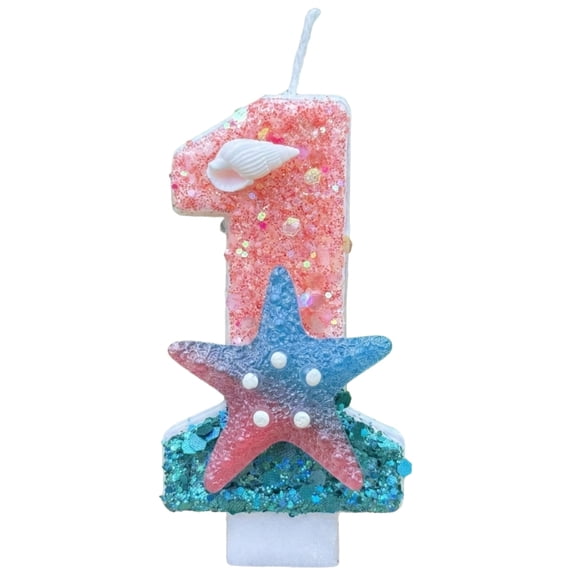 Fashion Cartoon Creative Birthday Candle, Colorful Party Number Candles for Cake Toppers, Decorative Celebration Supplies, Festive Accents for Cake Decor, Number 1