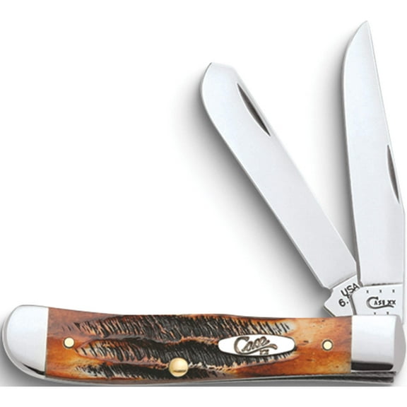 Fashion Case Bone Stag Trapper Knife Made In United States gm13766