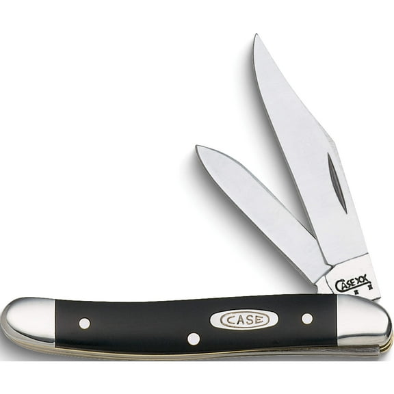 Fashion Case Synthetic Black Medium Jack Pocket Knife (4.5 X 1.63) Made In United States gm542