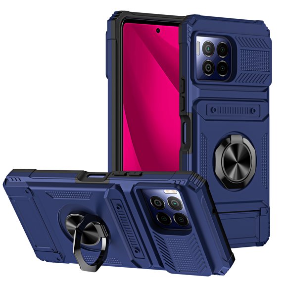 Fashion Case with Holder Stander Kickstand Drop Resistant Shockproof Case For For T-Mobile REVVL 7 Pro 5G For TMobile Revvl 7 Pro 5G
