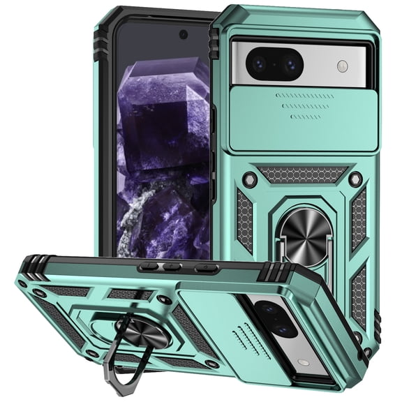 Fashion Case with Holder Stander Kickstand Drop Resistant Shockproof Case For Google Pixel 8A