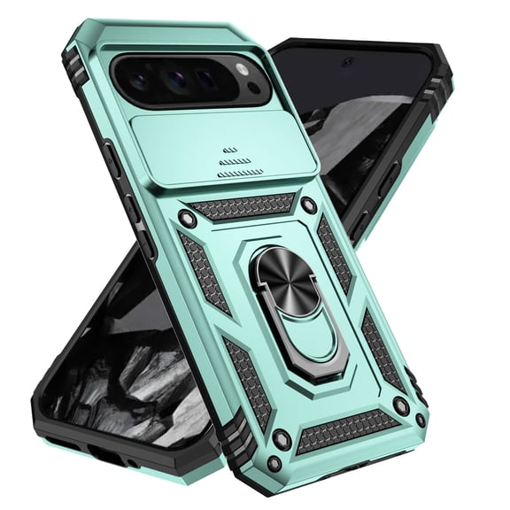 Fashion Case with Holder Stander Kickstand Drop Resistant Shockproof Case For Google Pixel 9 Pro XL (6.8inch)