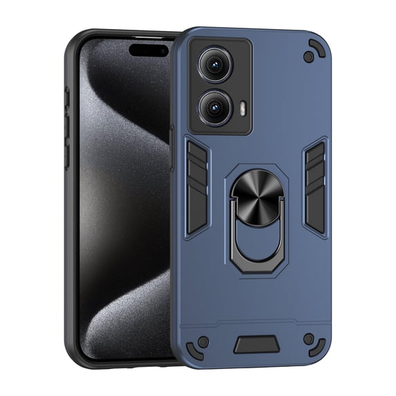 Fashion Case with Holder Stander Kickstand Drop Resistant Shockproof Case For Motorola Edge 2024 For Moto Edge 2024