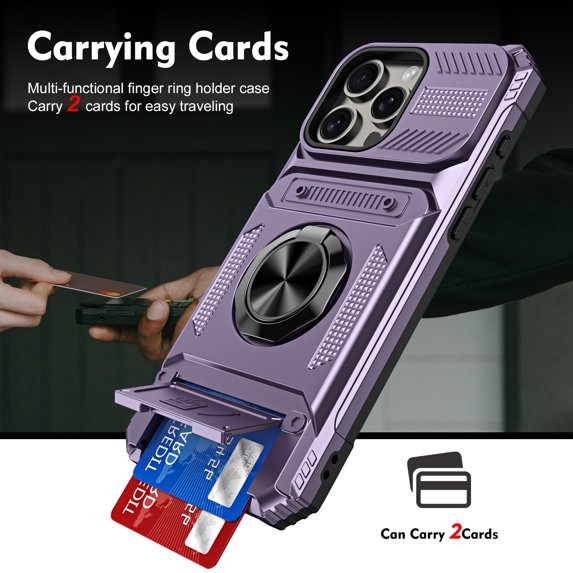 Fashion Case with Holder Stander Kickstand Drop Resistant Shockproof Case For iPhone 14 Pro Max