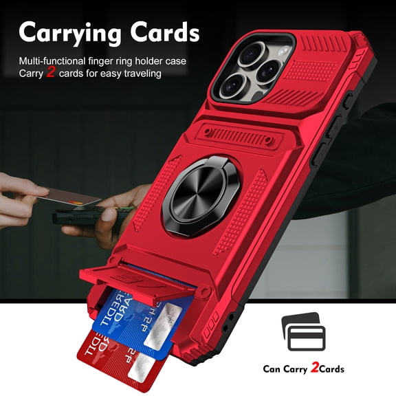 Fashion Case with Holder Stander Kickstand Drop Resistant Shockproof Case For iPhone 14 Pro Max