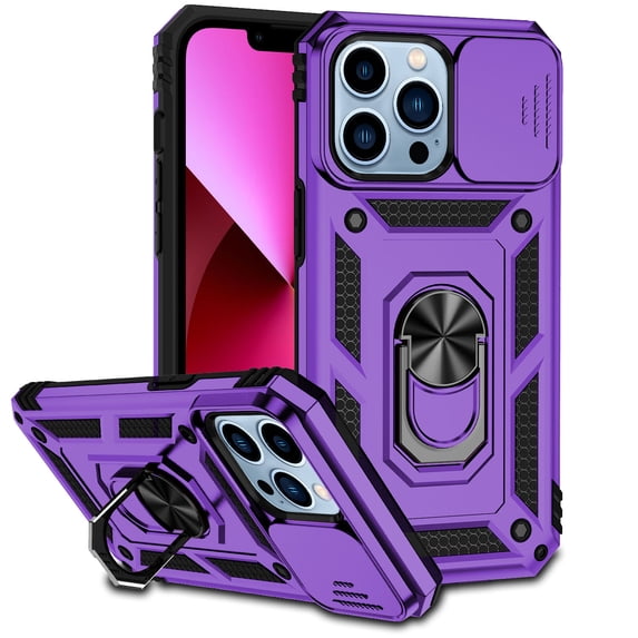 Fashion Case with Holder Stander Kickstand Drop Resistant Shockproof Case For iPhone 15 Pro Max