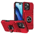 thumbnail image 1 of Fashion Case with Holder Stander Kickstand Drop Resistant Shockproof Case For iPhone 16 Pro (6.3inch), 1 of 7