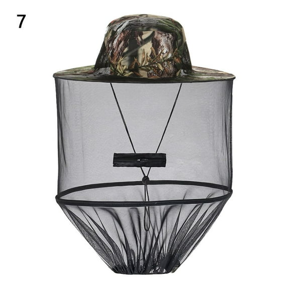 Fashion Casual Insect Bee Protection Foldable Repellent Protection Mosquito Hat Outdoor Sunscreen Fishing Cap 7