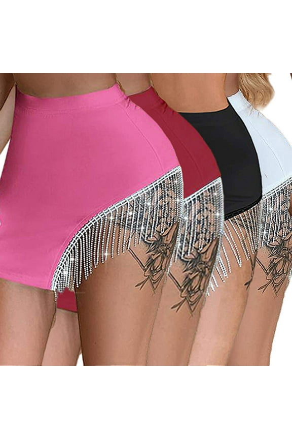 New Fashion Casual Irregular Hem Pencil Micro Mini Skirt Sexy Slim Women Party Skirts