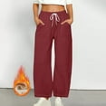 thumbnail image 1 of Fashion Casual Pants for Womens High Waist Plus Size Casual Trousers Solid Color With Pockets Long Pants Save to 65% off!, 1 of 7