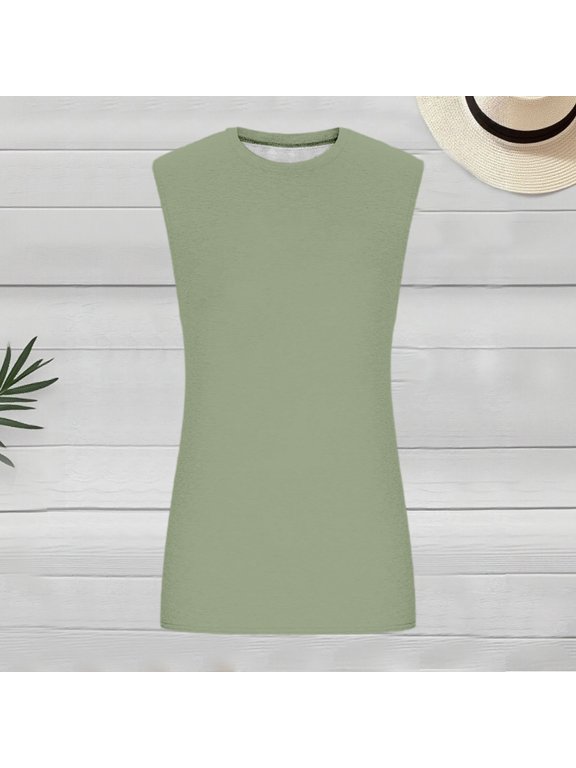 Fashion Casual Ribbed Tank Top for Everyday Wear Comfortable Stretchy Basic Layering Piece Crop Top Set Women Junior Top Flower Top for Women Oversized Compression Top Men Sequin Too Blouses