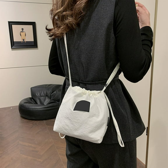 Fashion Casual Shoulder Bag for Women, Polyester Handbag, Stylish Messenger Bag, Adjustable Tote Bag for Work, Travel, Shopping, and Parties