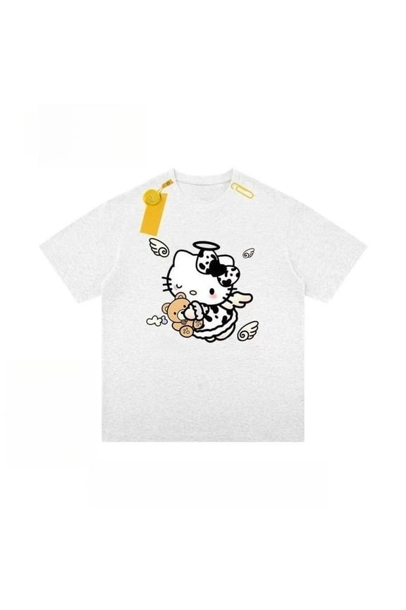 Fashion Casual Summer Hello Kitty T-shirt Y2K Top Lovely Gifts
