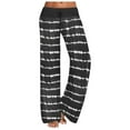 thumbnail image 1 of Fashion Casual Woman Pants Womens Yoga Trousers Wide Leg Drawstring Loose Straight Lounge Running, 1 of 5