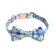 thumbnail image 1 of Fashion Cat Collar - Floral Printed Kitten Bow Collar - Pet Accessories - for Small Dogs, 1 of 8